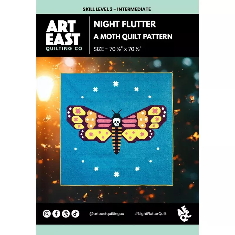 night-flutter-quilting-pattern-art-east-quilting-co Night Flutter - Quilting Pattern - Art East Quilting Co.