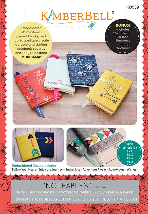 Noteables Vol 1 Macine Embroidery CD