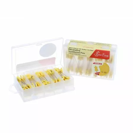 Numbered Pins 1 - 20