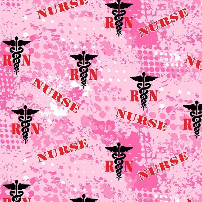 Nurse Abstract fabric