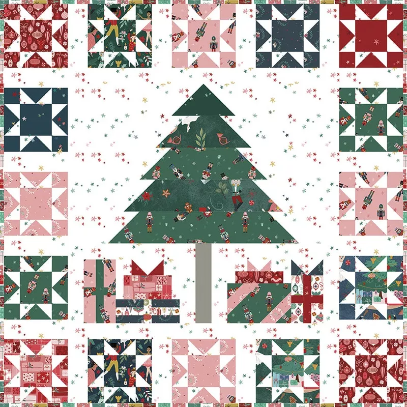 Nutcracker Tradition by Jennifer Long : Presents & Pine Mini Quilt Kit