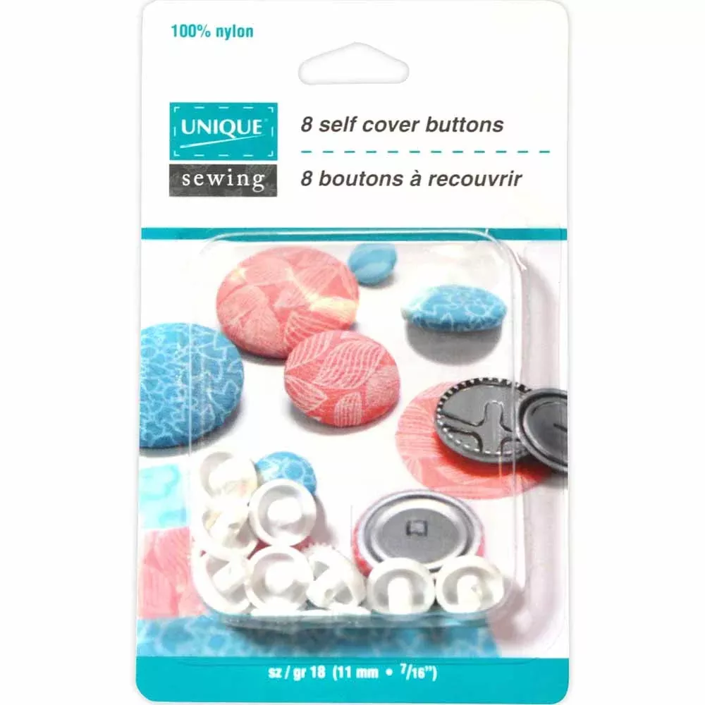 Nylon Self Cover Buttons - UNIQUE