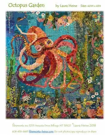 octopus-garden-collage-pattern-laura-heine Octopus Garden Collage Pattern - Laura Heine