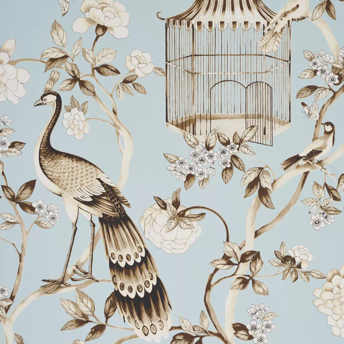 Oiseaux Et Fleurs Mineral