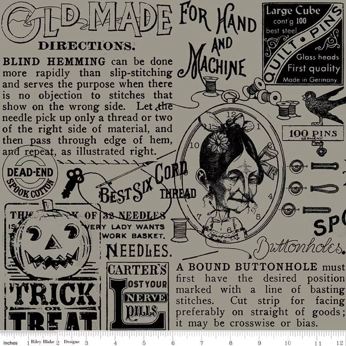 Old Made Text Gray C10594 Gray