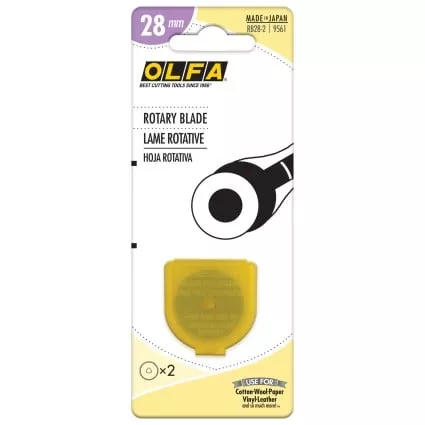 Olfa Rotary Blade 28mm/ 2 Pak