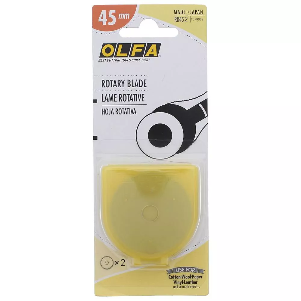 olfa-rotary-replacement-blade-45mm-2ct Olfa Rotary Replacement Blade 45mm - 2ct