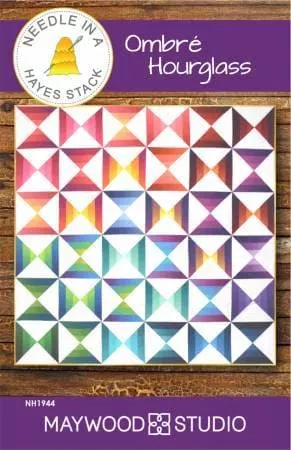 ombre-hourglass-quilt-pattern-by-needle-in-haystack Ombre Hourglass Quilt Pattern - by Needle in a Haystack