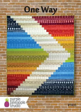 One Way Pattern - #1805 by Purple Pineapple Studio