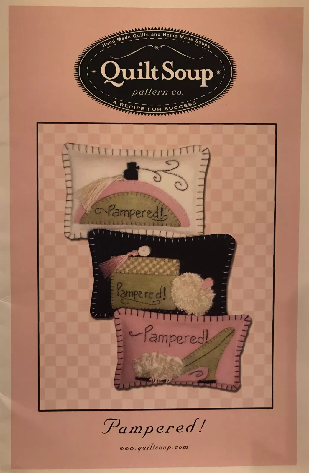 Pampered!felted wool pattern by Quilt Soup