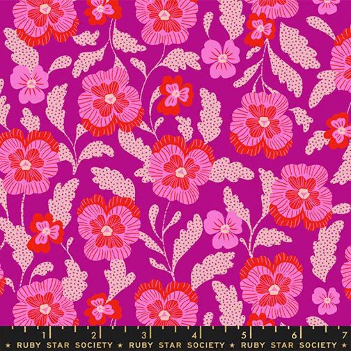 Pansies Berry by Ruby Star Society
