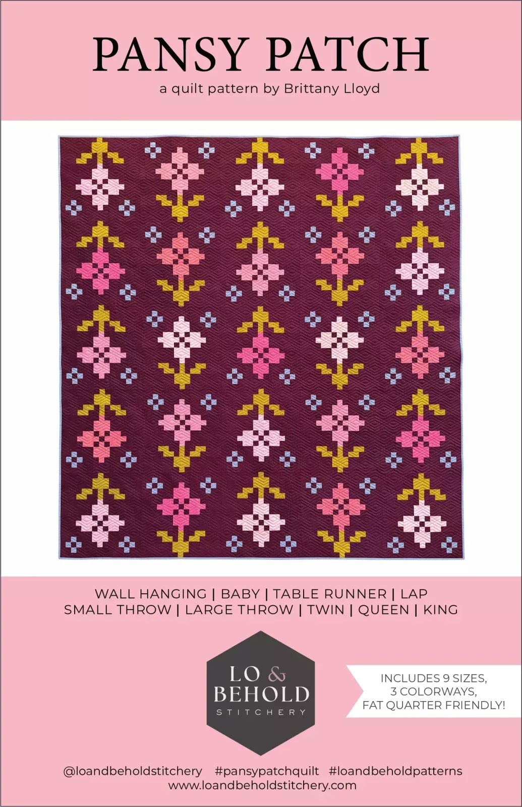 pansy-patch-lo-behold-stitchery Pansy Patch | Lo & Behold Stitchery