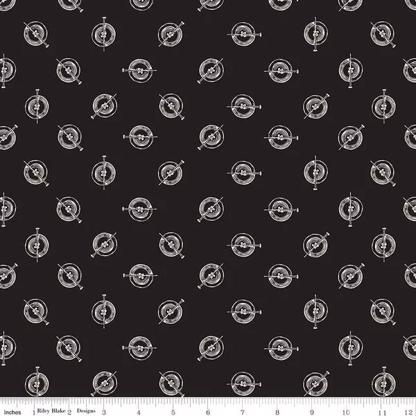 paperdoll-polka-button-black-c7564-black Paperdoll Polka Button Black C7564-Black