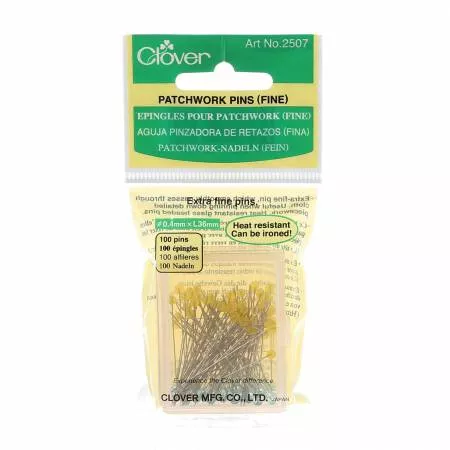 patchwork-glasshead-pin-size-30-1-1-2in-100ct Patchwork Glasshead Pin Size 30 - 1 1/2in 100ct