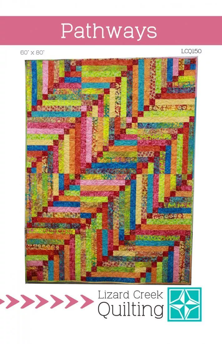 pathways-quilt-pattern-by-lizard-creek-quilting Pathways Quilt Pattern by Lizard Creek Quilting