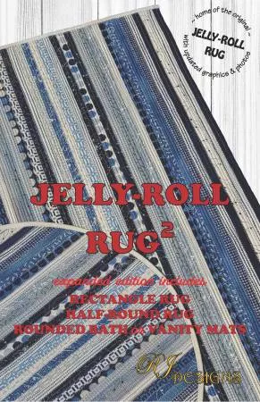 PATTERNS, JELLY ROLL RUG SQUARE