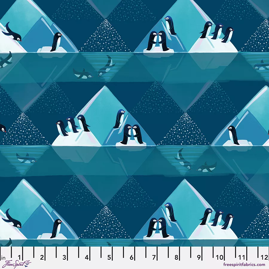 Penguin Playground - Turquoise || Polar Seas
