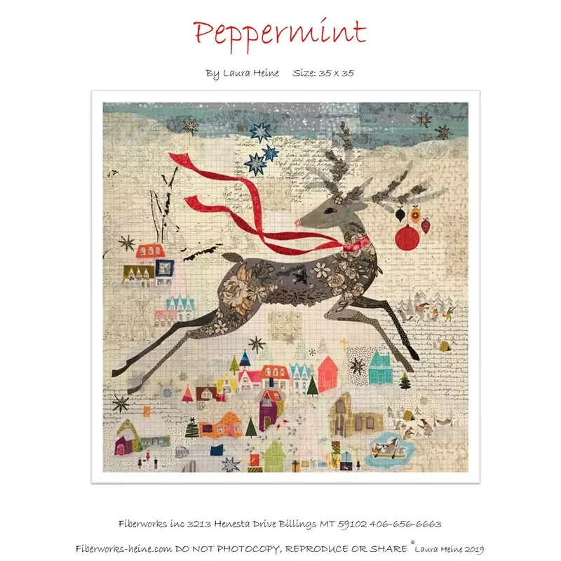 peppermint-collage-pattern Peppermint Collage Pattern