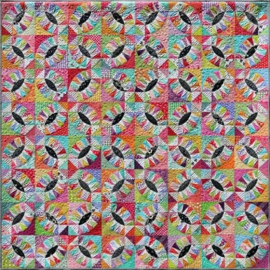 pickled-orange-peel-quilt-pattern-template-set Pickled Orange Peel Quilt Pattern & Template Set