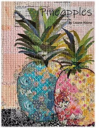 pineapples-collage-pattern-laura-heine Pineapples Collage Pattern - Laura Heine