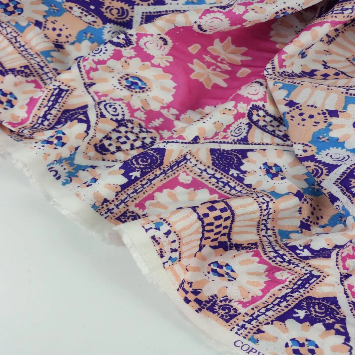 pink-boho-square-rayon-challis Pink Boho Square Rayon Challis