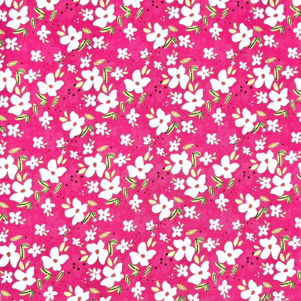 pink-daisy-polyester-fabric Pink Daisy Polyester Fabric