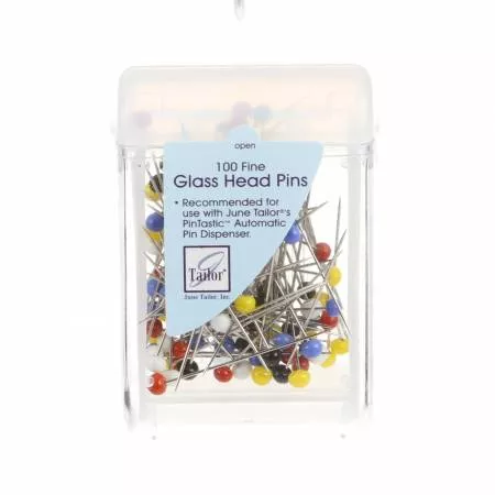 Pins Glass Head