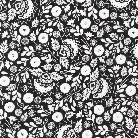 Plants Jet Quilting Cotton