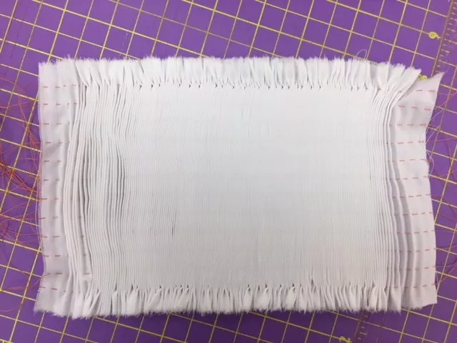 Pleated Insert White