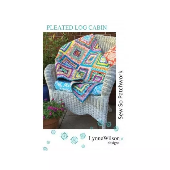 pleated-log-cabin-pattern-by-lynne-wilson Pleated Log Cabin Pattern by Lynne Wilson