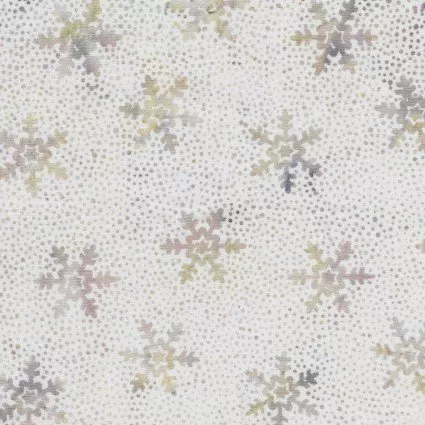 Plum Pudding - Snowflake Batik
