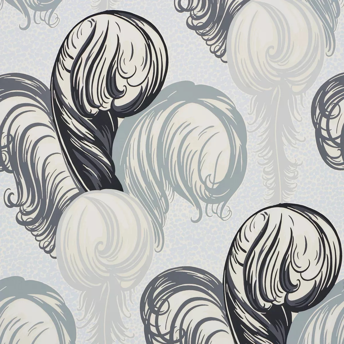 PLUMES GRISAILLE