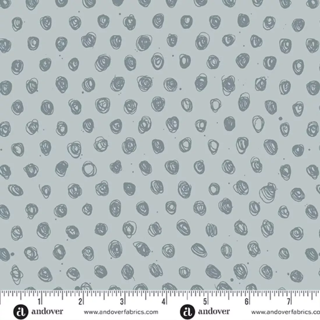 Polka Silver Sage by Giucy Giuce for Andover Fabrics