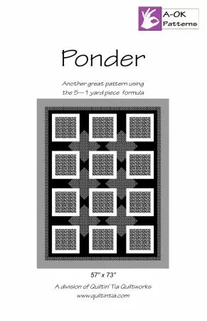 ponder-ok-5-yard-quilt-pattern Ponder - A-OK 5 Yard Quilt Pattern