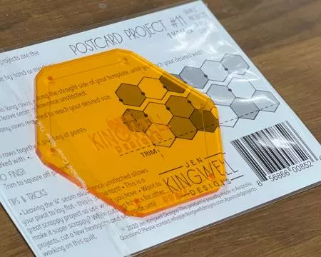 Postcard Project No 11 - 1 1/2in Hex