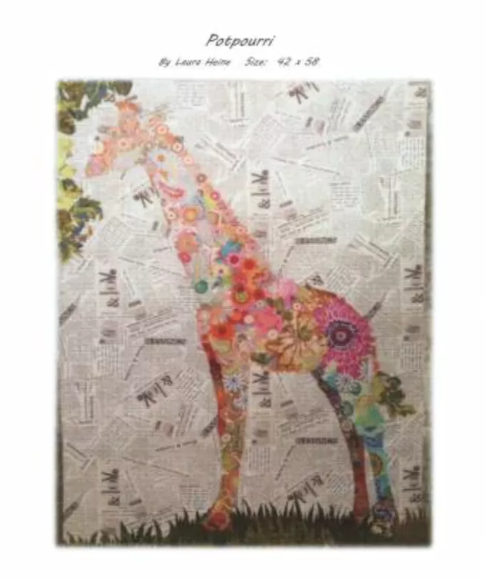 potpourri-giraffe-collage-by-laura-heine Potpourri Giraffe Collage by Laura Heine