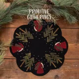 primitive-gatherings-kit-pattern-old-st-nick-table-mat-pattern-pri-177-w Primitive Gatherings Kit and Pattern for Old St. Nick Table Mat Pattern PRI-177 W