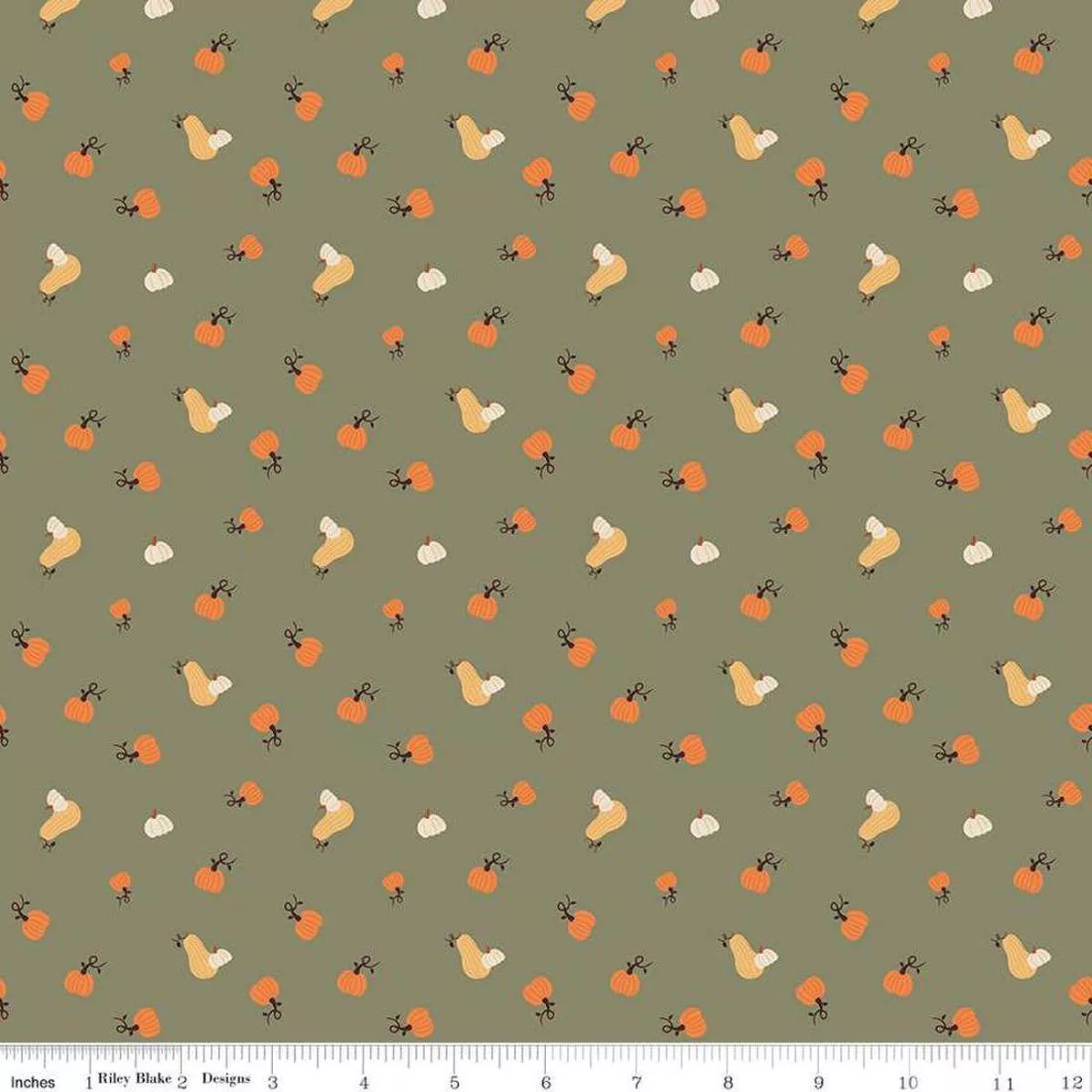 Pumpkin Spice Pumpkins Olive by Simple Simon & Co
