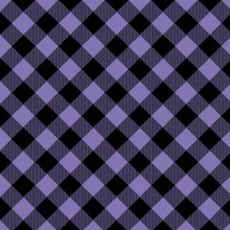 Purple/Black Bias 1/2in Check