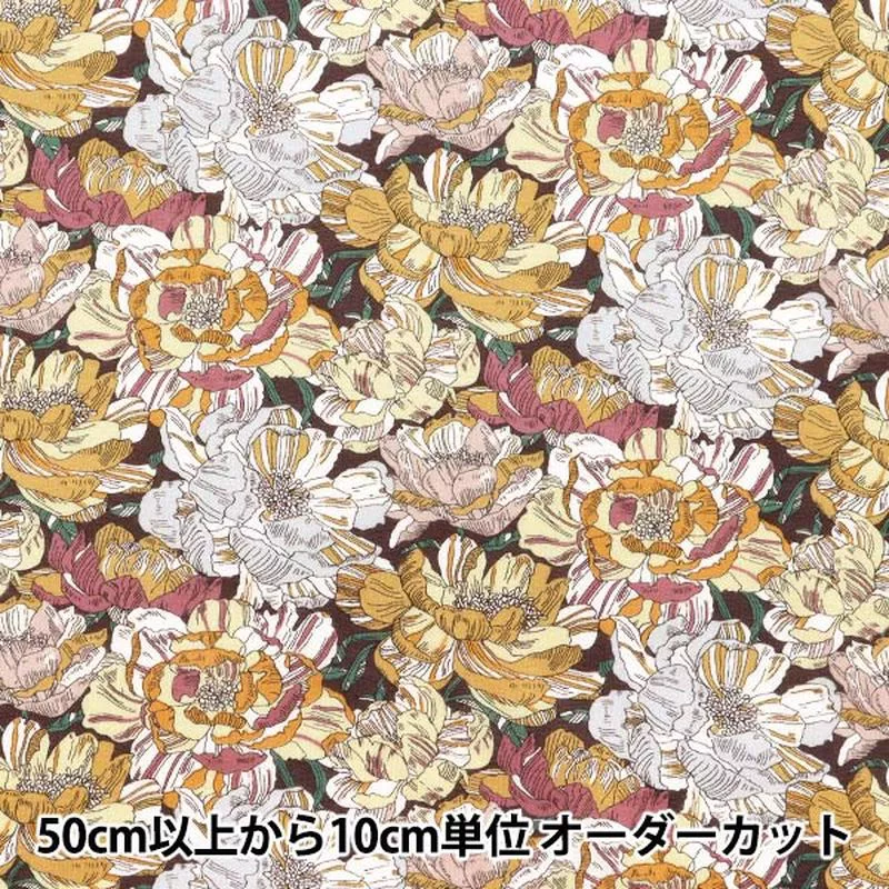 [Quantity starting from 5] Fabric “Liberty Fabrics 60/2 Tenjiku Blackburn 3631226-YK” Liberty Japan