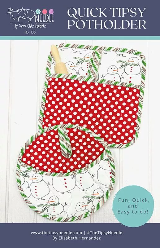 Quick Tipsy Potholders TTN 105