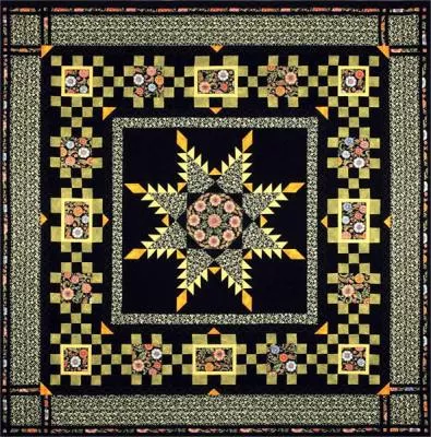 Radiant Feathered Star Quilt Pattern DFQ-104