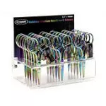 Rainbow Embroidery Titanium Scissors 3.5"