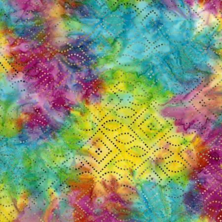 Rainbow Geo Dots Shape