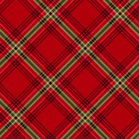 Red Bias Plaid