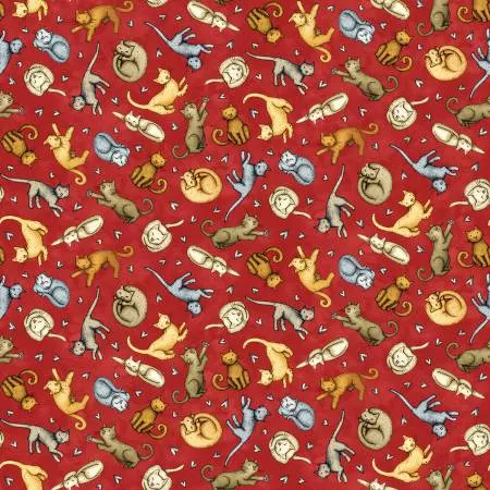 Red Tossed Cats