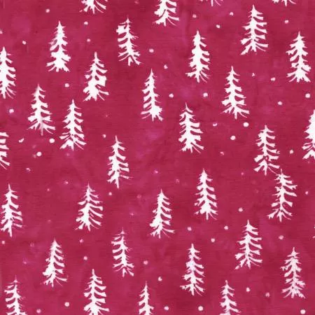 Retro Holidays ~Retro Trees Red Cardinal Batik~822504370