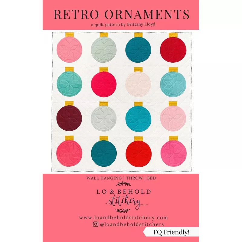 retro-ornaments-quilt-pattern-by-lo-behold-stitchery Retro Ornaments Quilt Pattern by Lo & Behold Stitchery