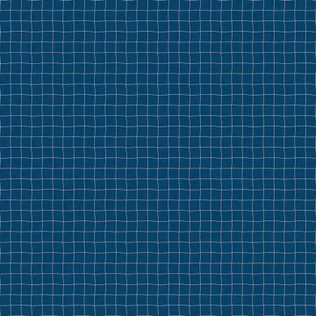 Riley Blake Sew Much Fun C12457 Navy Grid