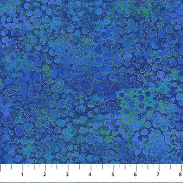 river-rocks-in-navy-shimmer-ginko-garden-26857m-49 River Rocks in Navy - Shimmer Ginko Garden - 26857M-49